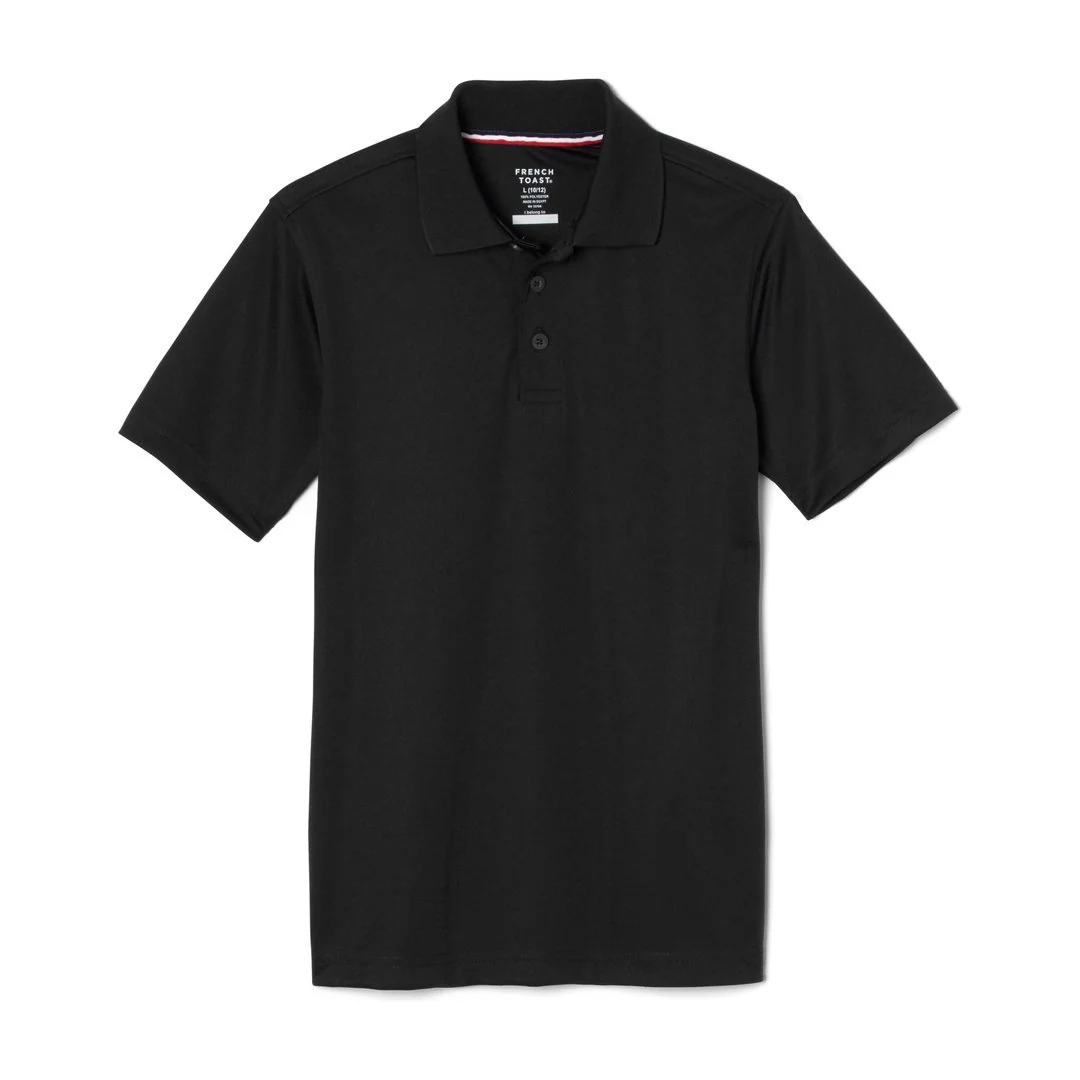 French Toast Adult Short Sleeve Moisture Wicking Polo - Image 7