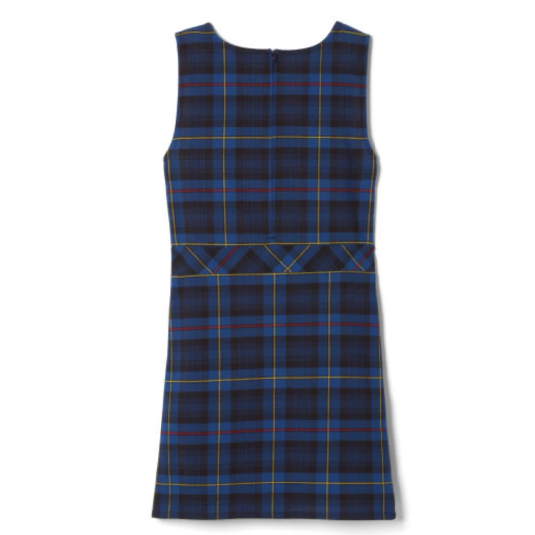 French Toast Girl's Plaid Box Pleat Jumpers - Image 14