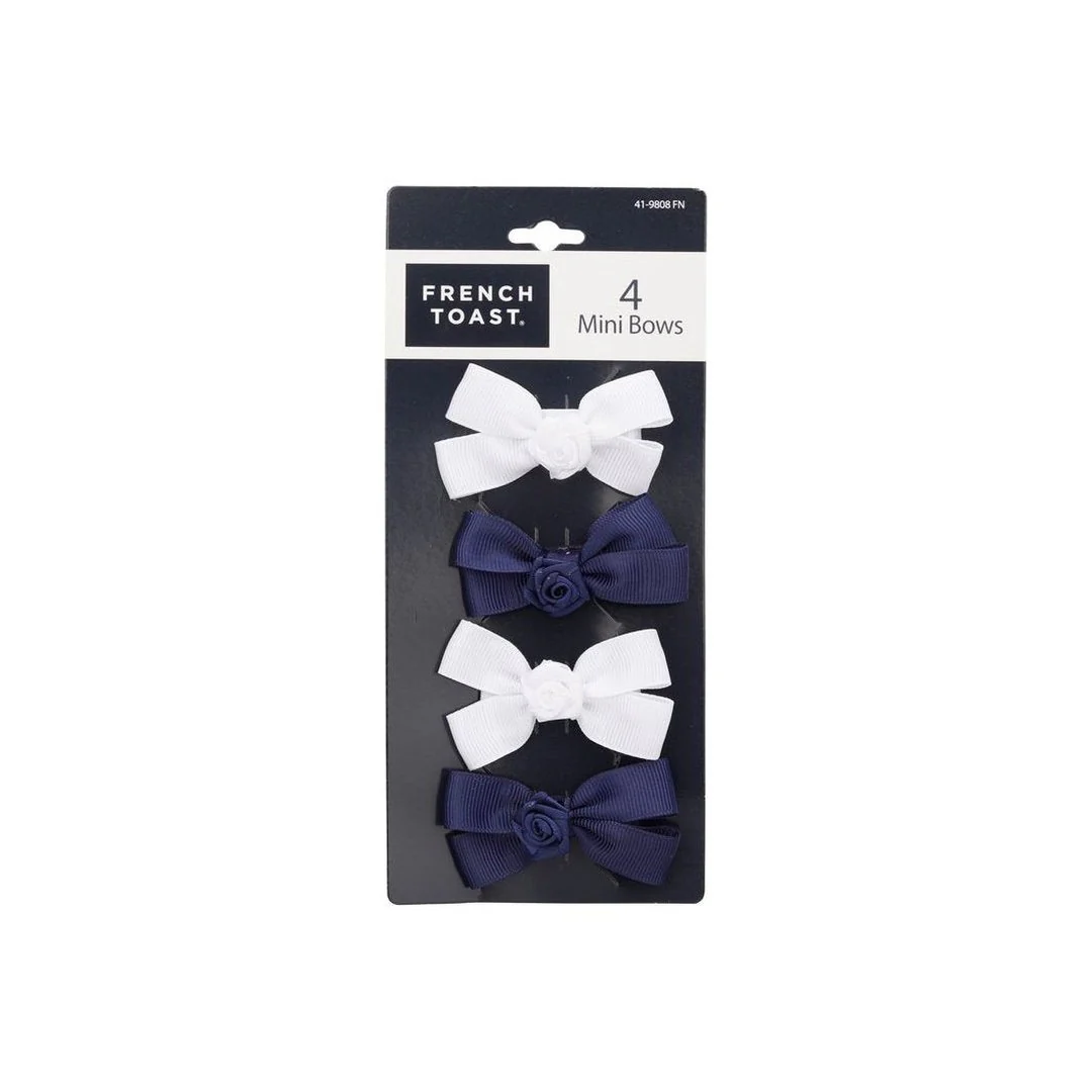Mini Bow Barrettes 4 Pack - Image 3