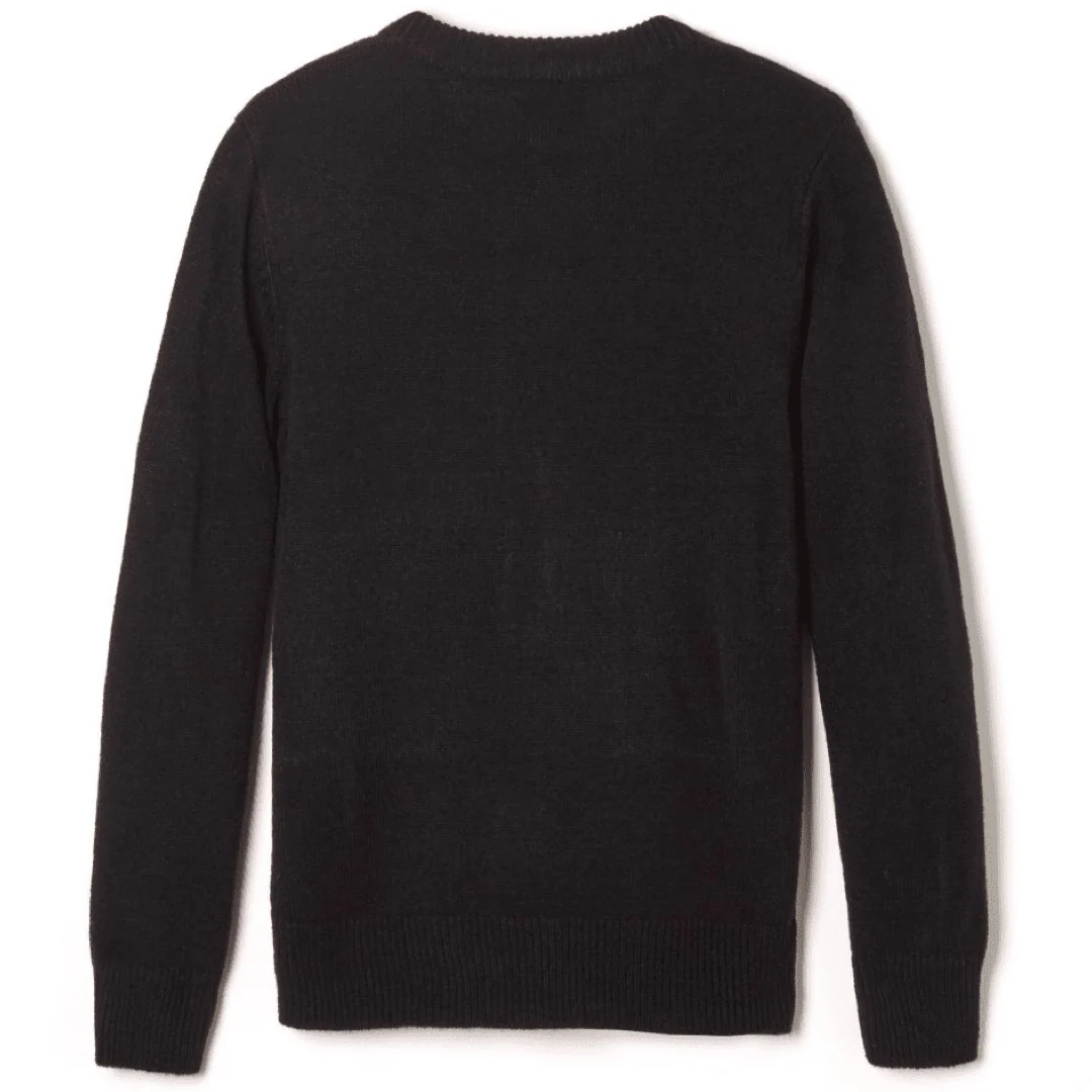 Girls Anti-Pill Crewneck Cardigan - Image 4