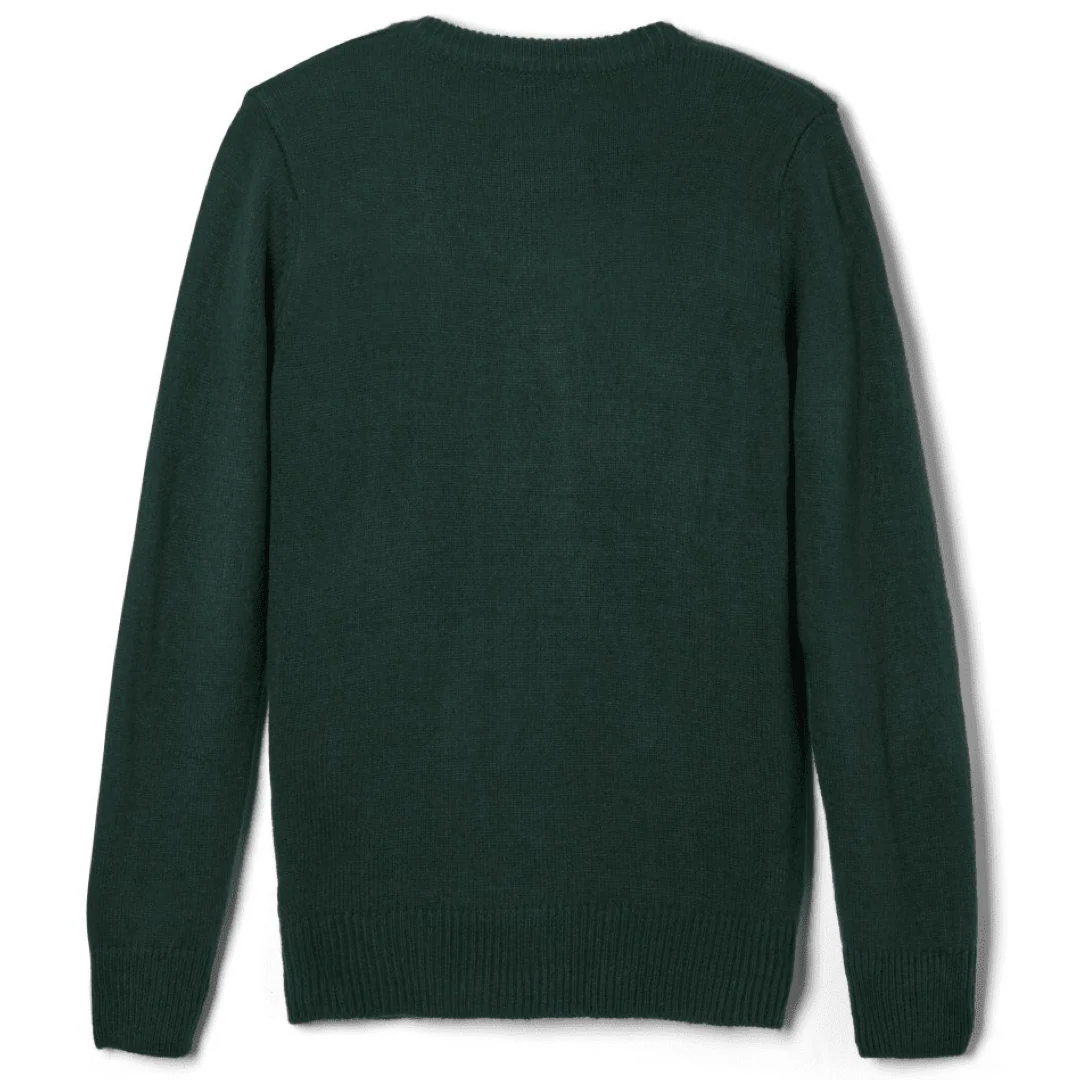 Girls Anti-Pill Crewneck Cardigan - Image 6