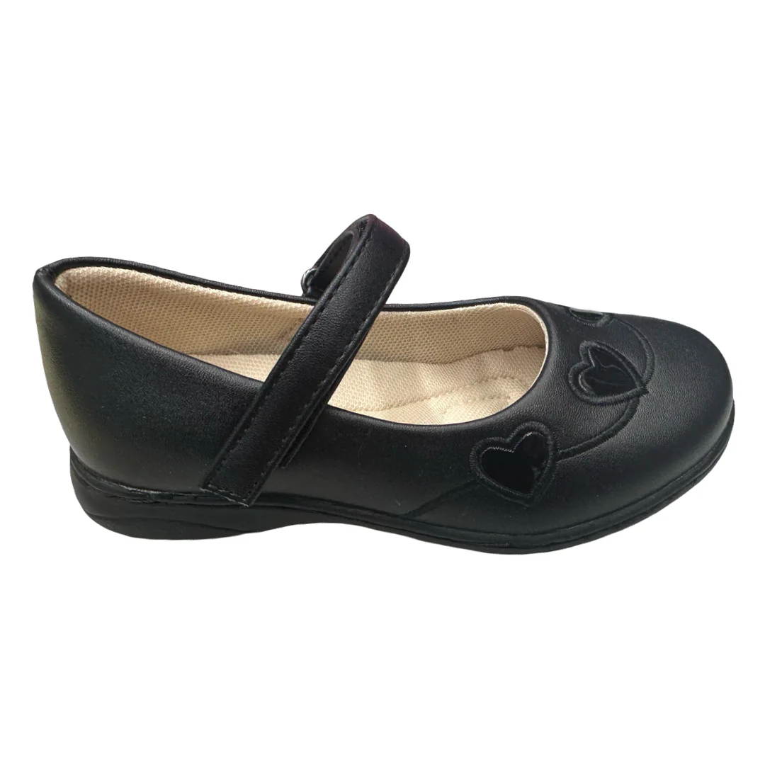 Girls Mary Jane Heart Shoes - Image 3