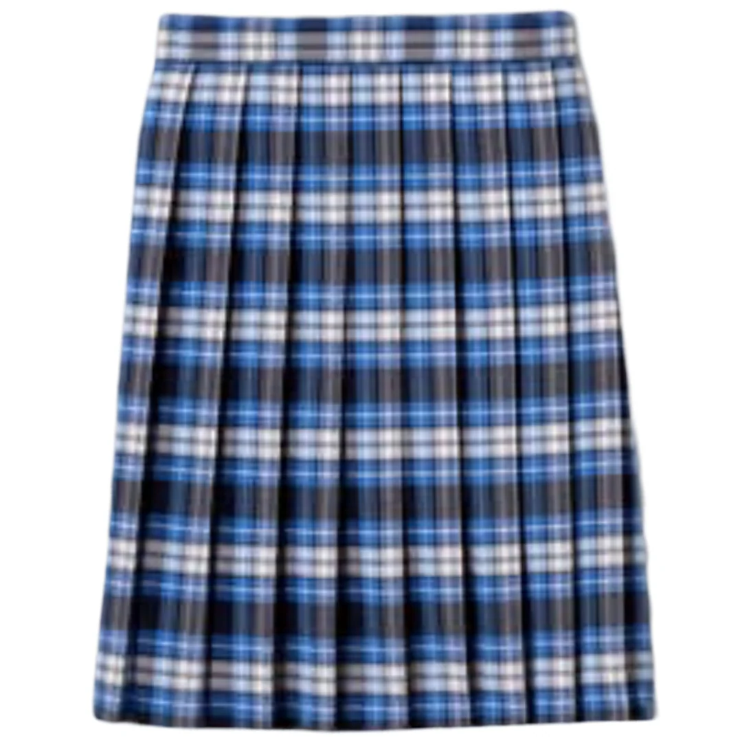 Girl's Plaid Pleated Skirt To The Knee - Image 6