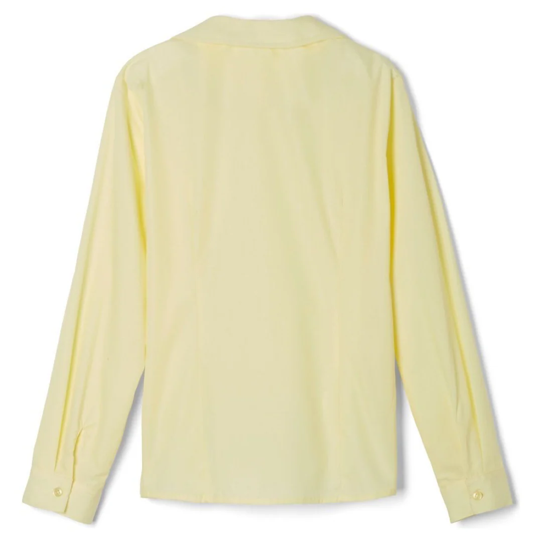 Girl's Long Sleeve Peter Pan Blouse - Image 6
