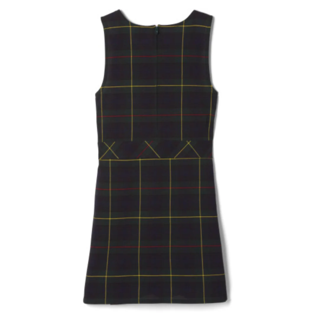 French Toast Girl's Plaid Box Pleat Jumpers - Image 12