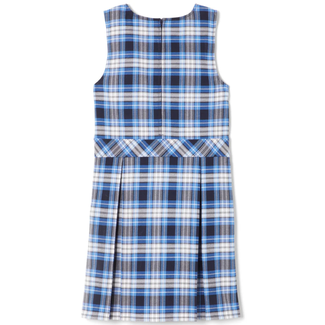 French Toast Girl's Plaid Box Pleat Jumpers - Image 10
