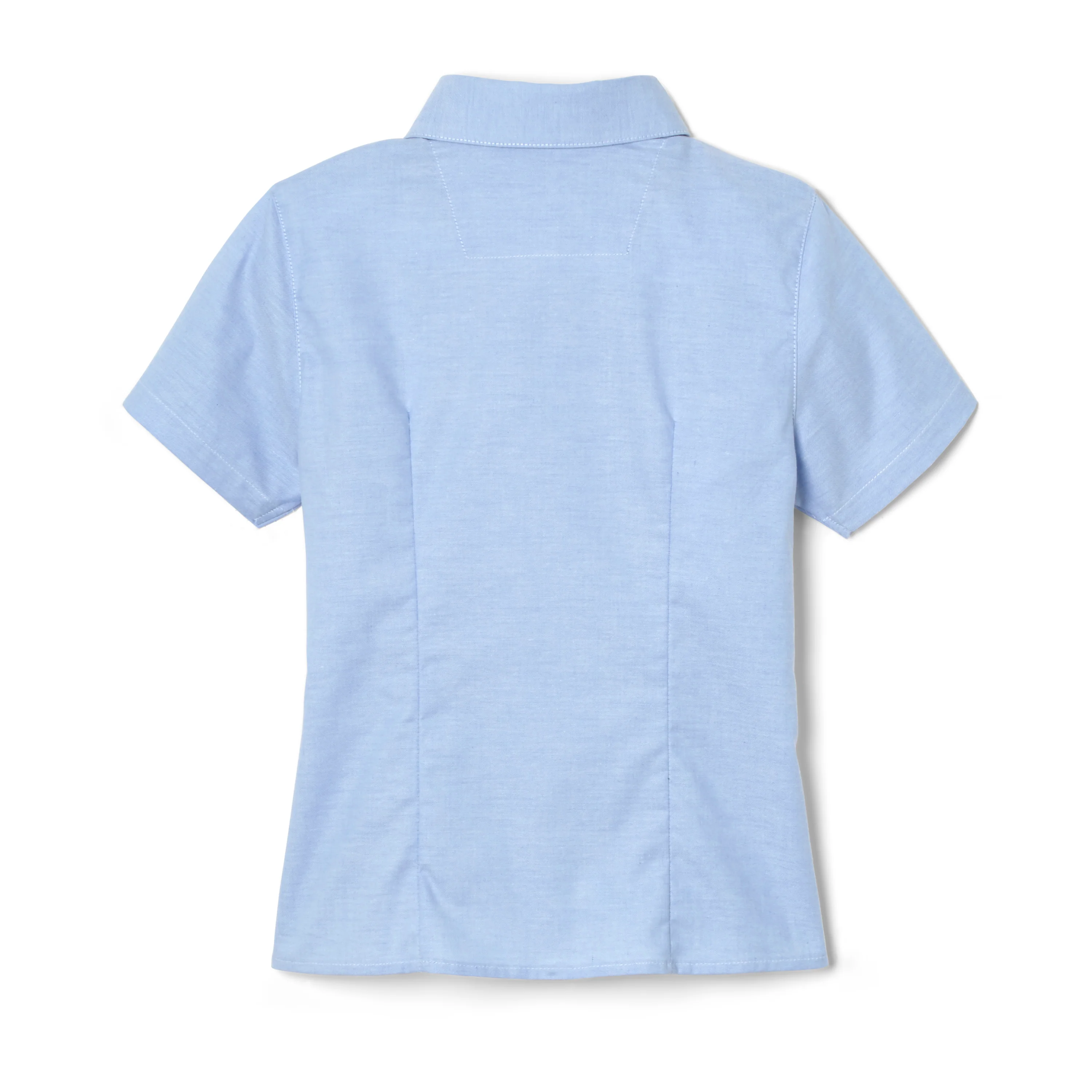 Girl's Plus Size Short Sleeve Fitted Oxford Shirt - Image 2