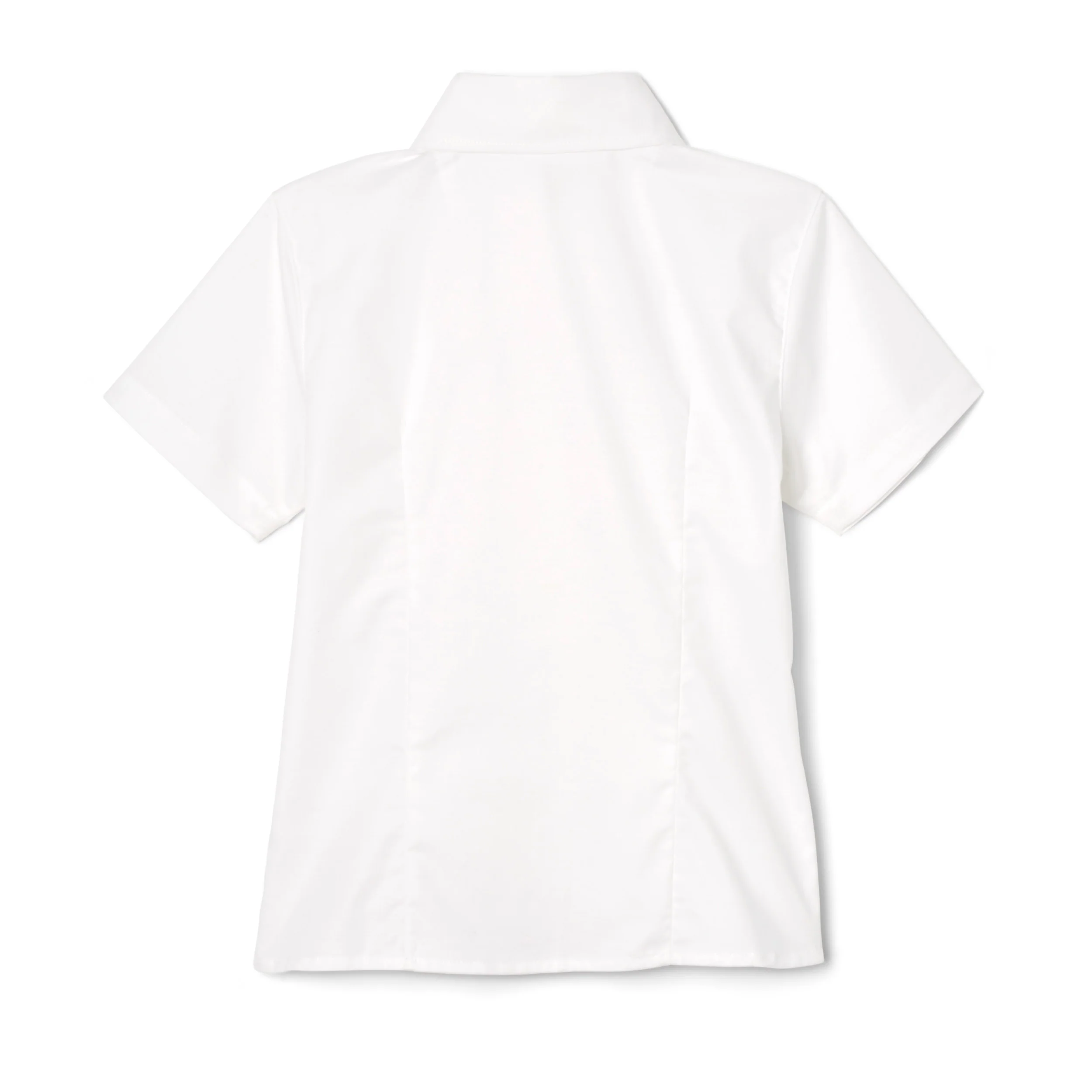 Girl's Plus Size Short Sleeve Fitted Oxford Shirt - Image 4