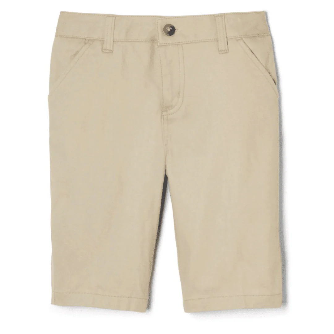 Girl's Plus Size Stretch Twill Bermuda Shorts - Image 4