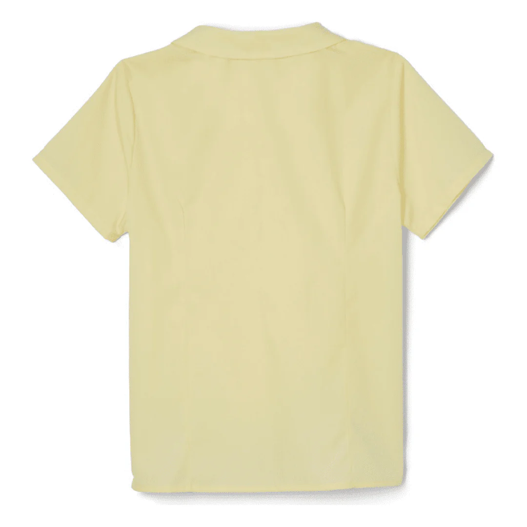 French Toast Girl's Short Sleeve Peter Pan Collar Blouse - Image 6