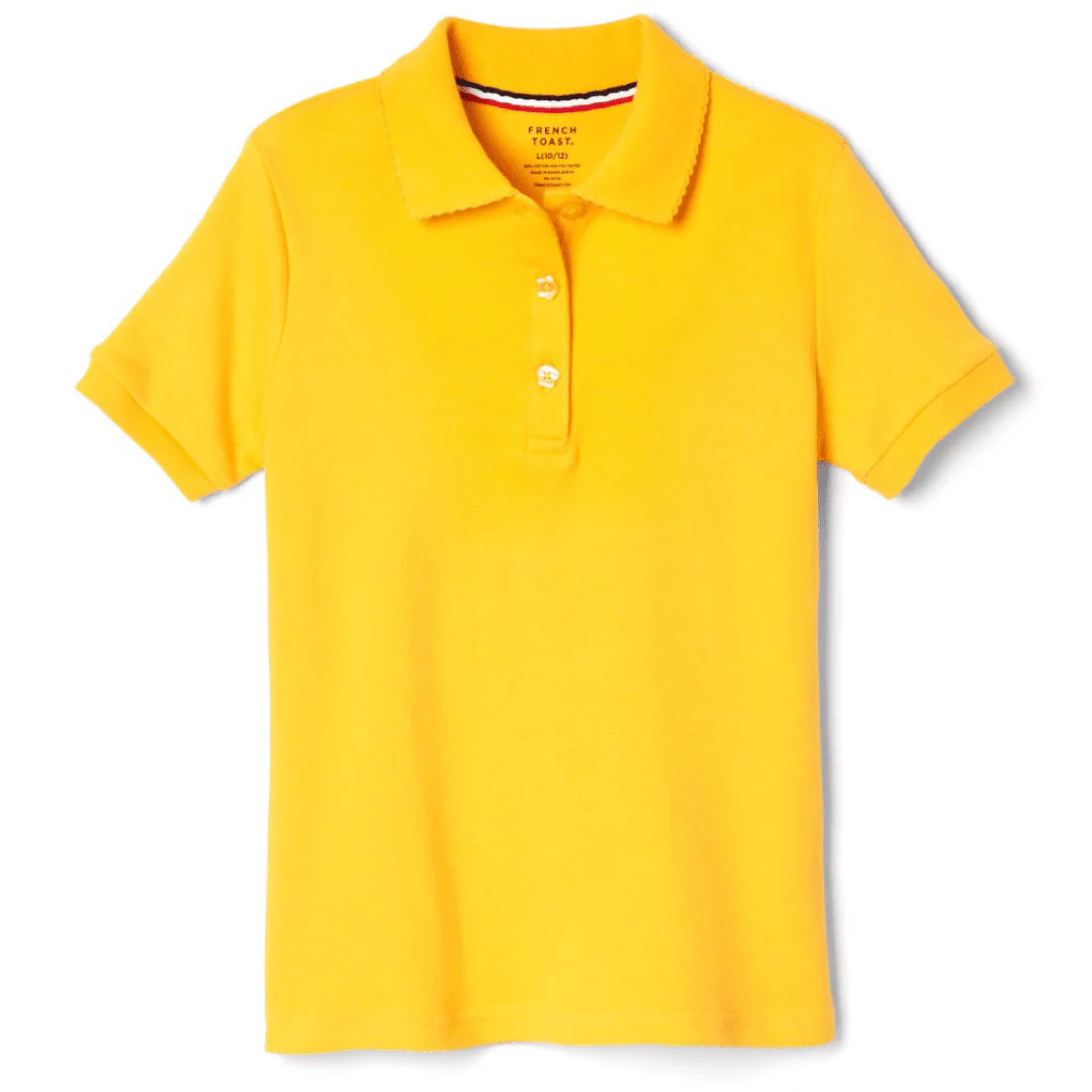 Girl's Short Sleeve Picot Collar - Image 14