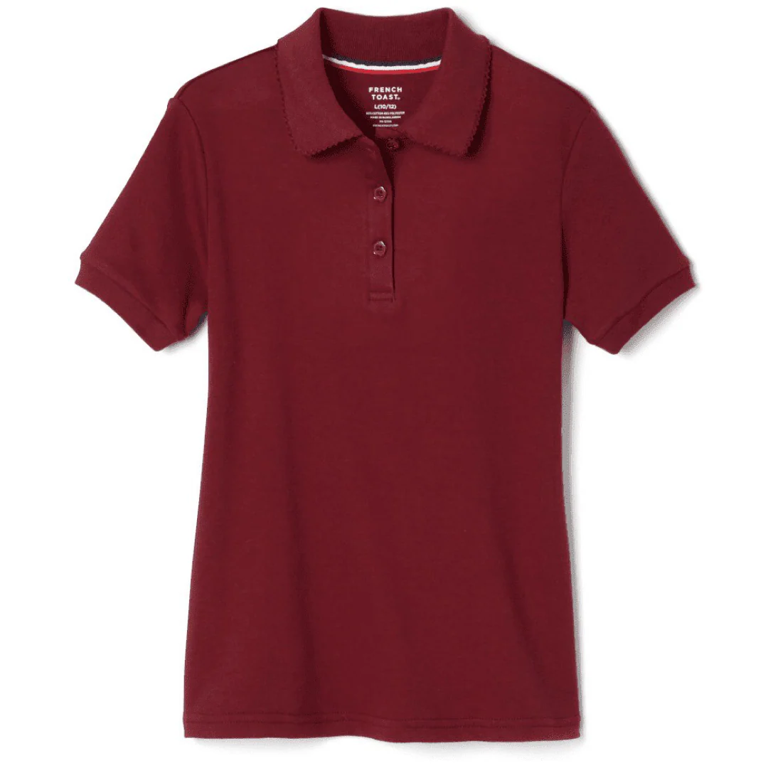 Girl's Short Sleeve Picot Collar - Image 18