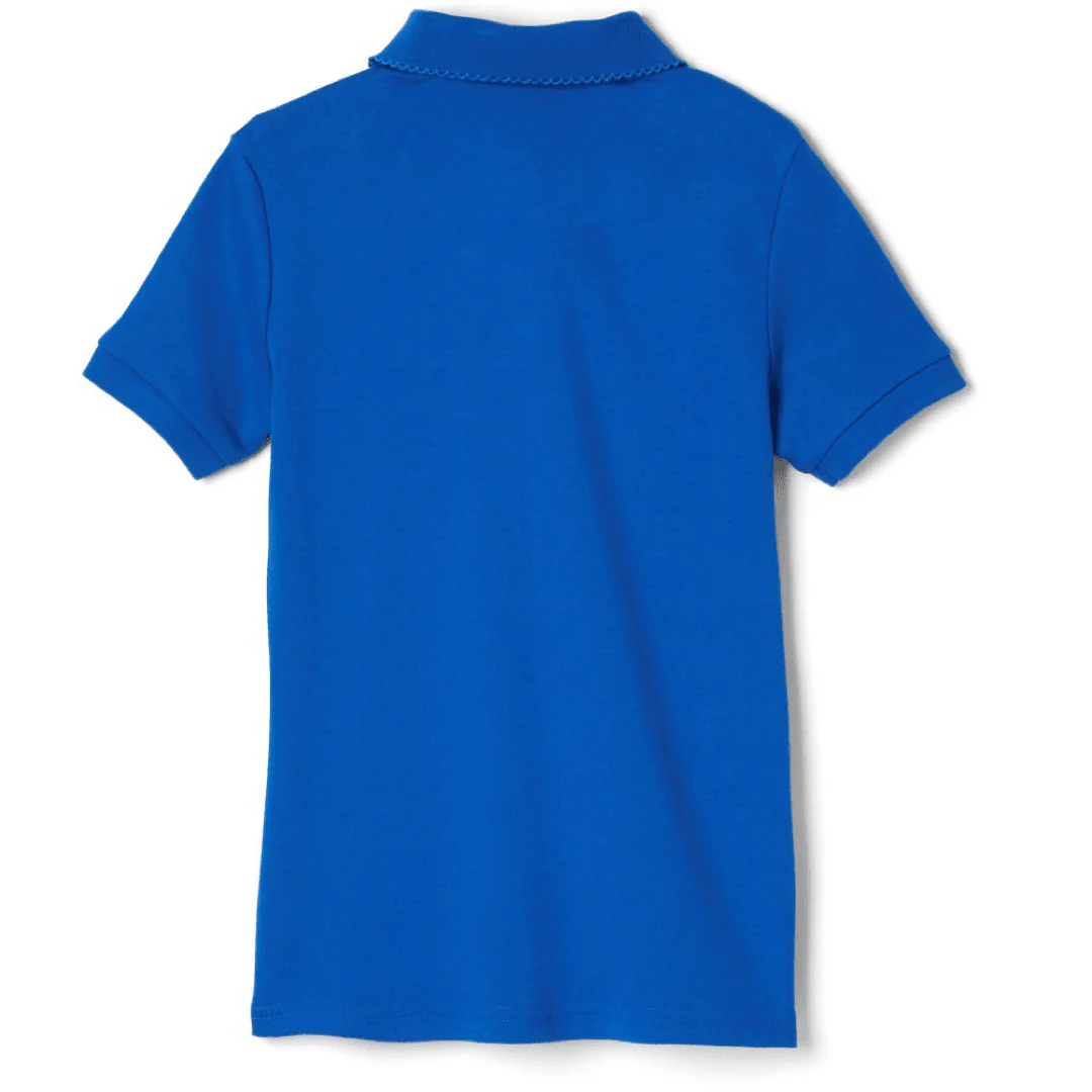 Girl's Short Sleeve Picot Collar - Image 2
