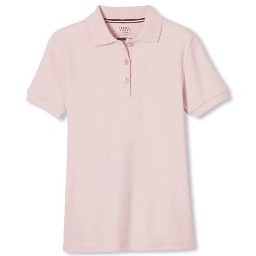 Girl's Short Sleeve Picot Collar - Image 20