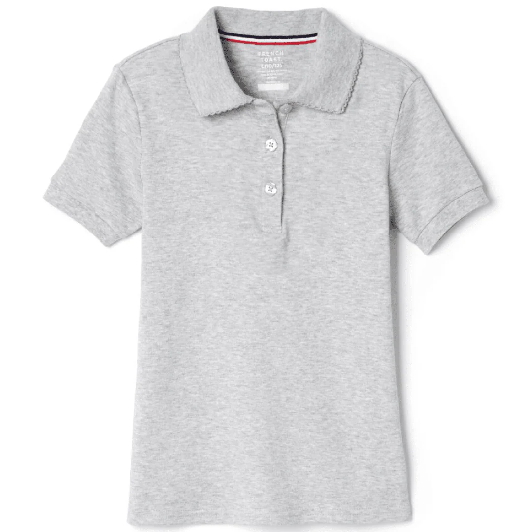 Girl's Short Sleeve Picot Collar - Image 22