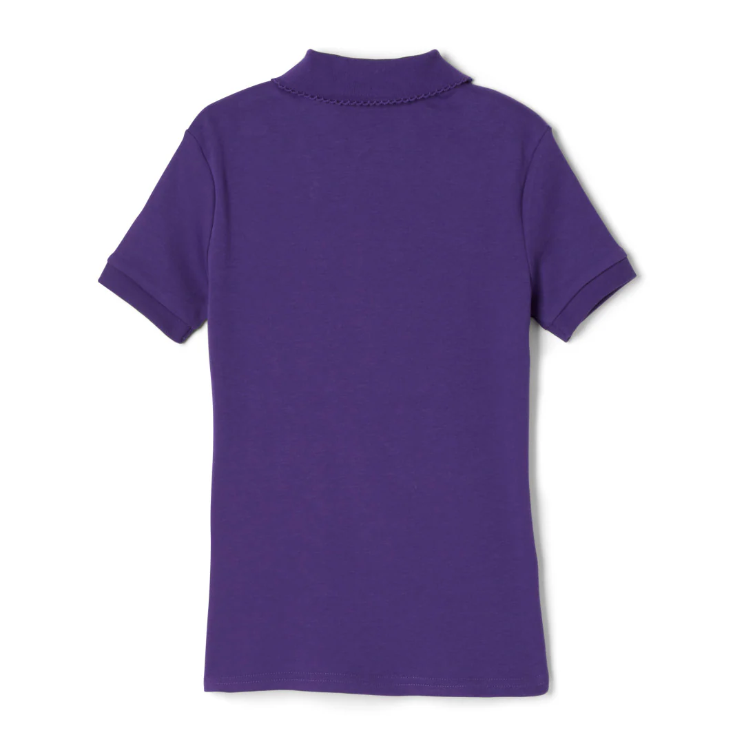 Girl's Short Sleeve Picot Collar - Image 25