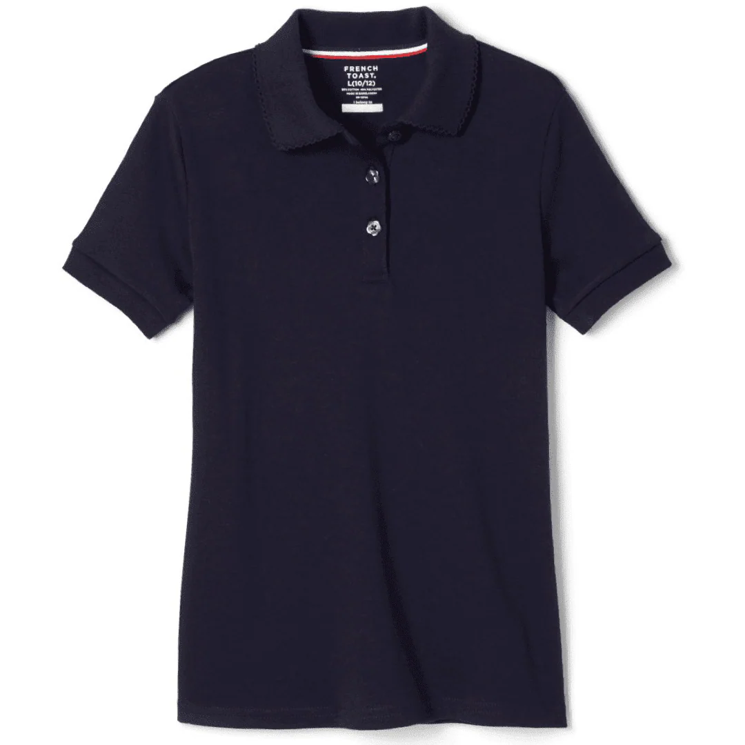 Girl's Short Sleeve Picot Collar - Image 8