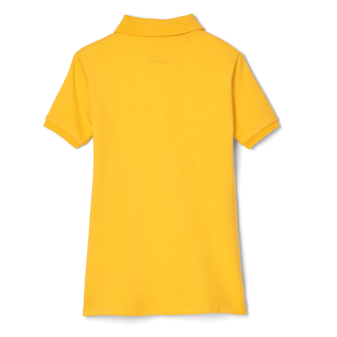 Girl's Short Sleeve Stretch Pique Polo - Image 17