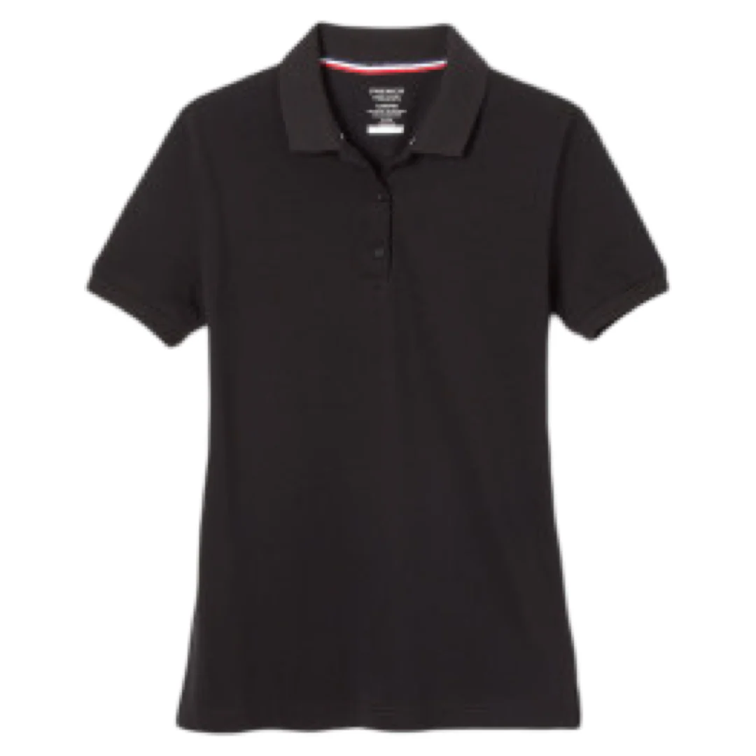 Girl's Short Sleeve Stretch Pique Polo - Image 18