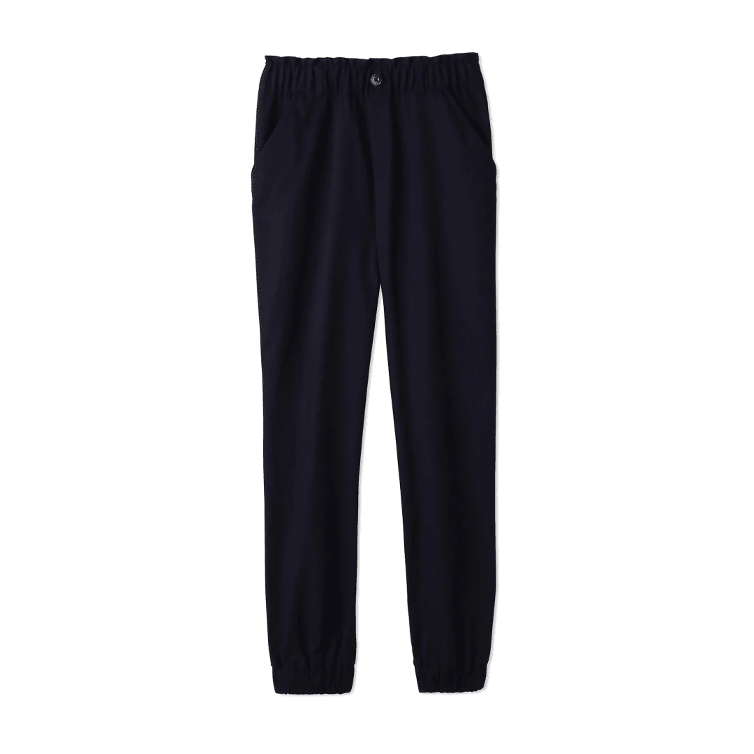 Girls Stretch Twill Jogger W/ Paper Bag Waist - Image 4