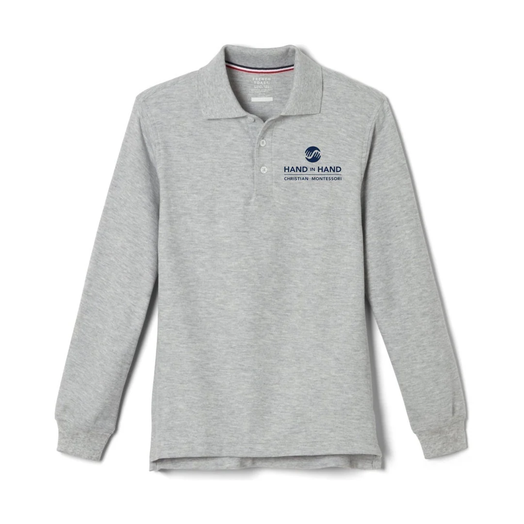 Hand In Hand - Long Sleeve Polo - 7th-8th Grade - Adult