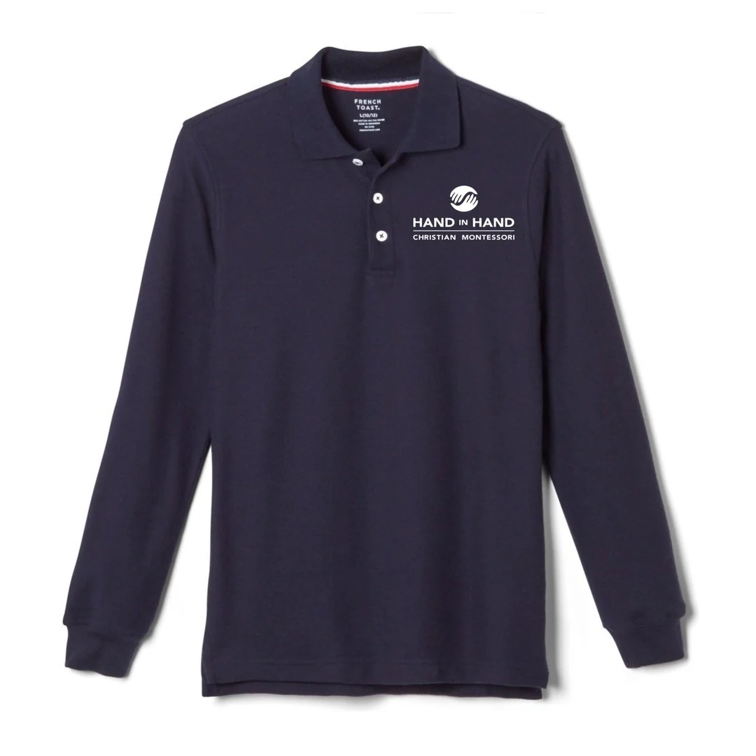 Hand In Hand - Long Sleeve Polo - All Grades - Adult