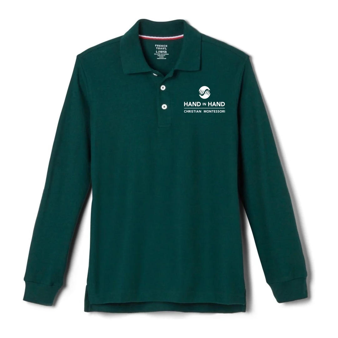 Hand In Hand - Long Sleeve Polo - All Grades- Kids