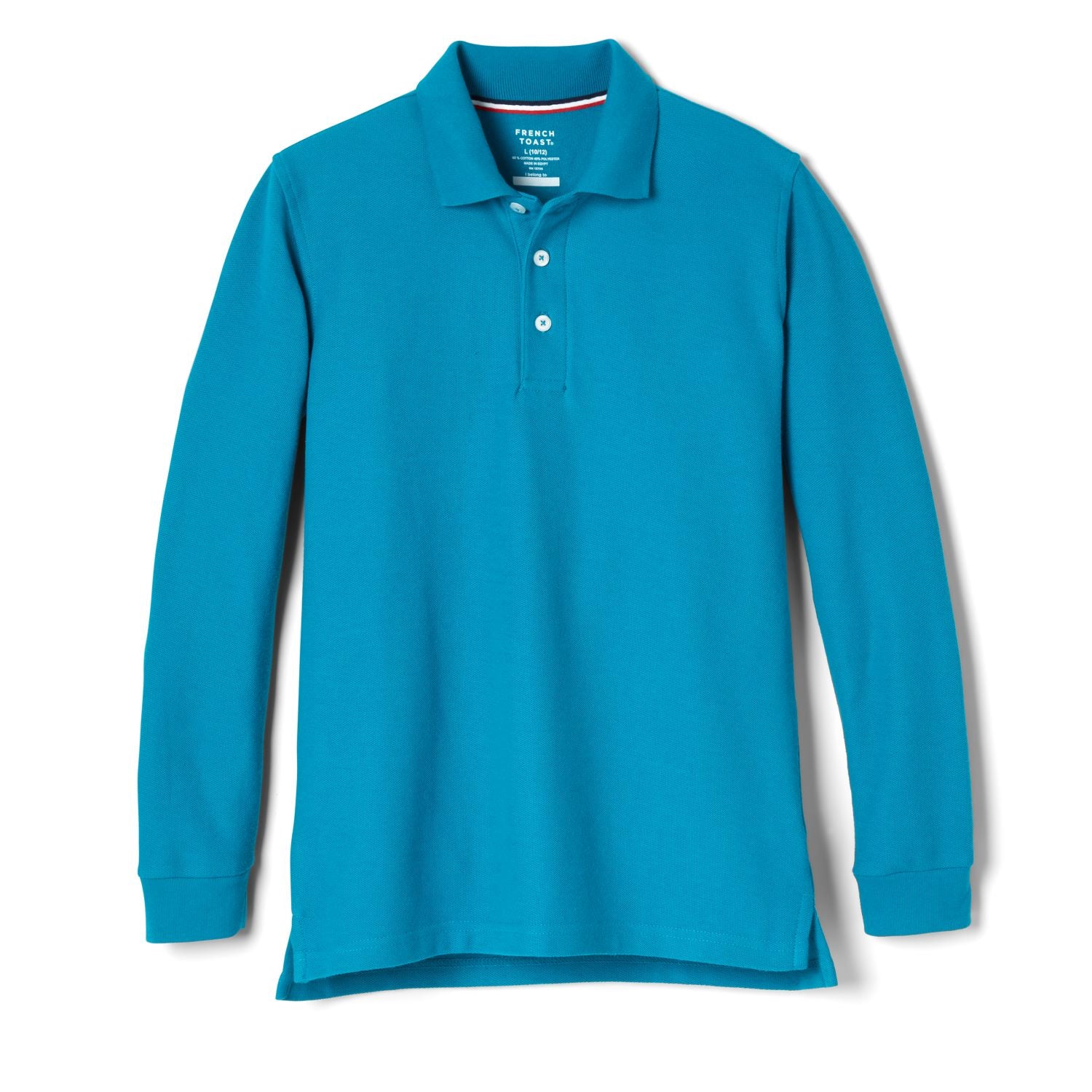 Harbor Christian Academy - CO-ED Long Sleeve Pique Polo - No Logo - Image 5