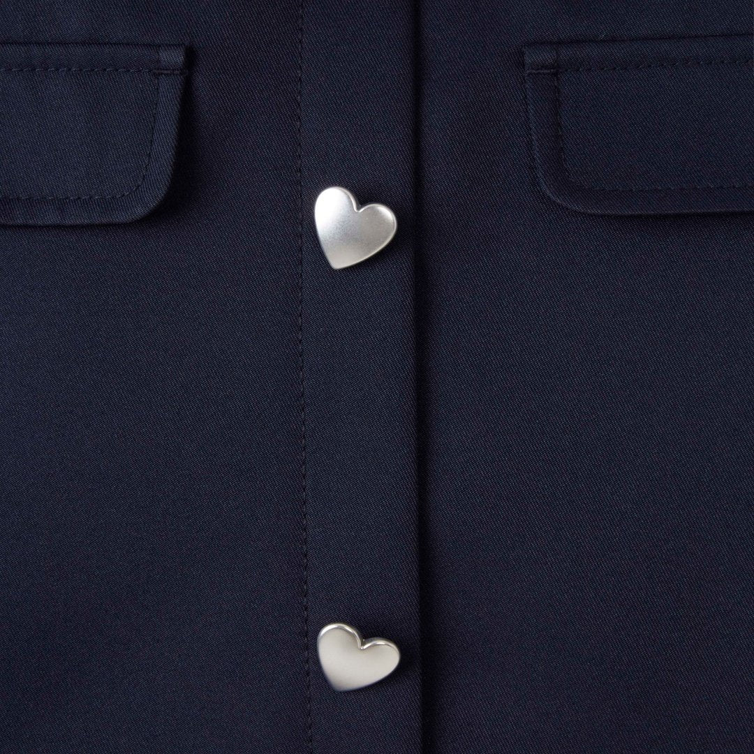 Pull on Scooter with Pockets and Heart Buttons - Image 9