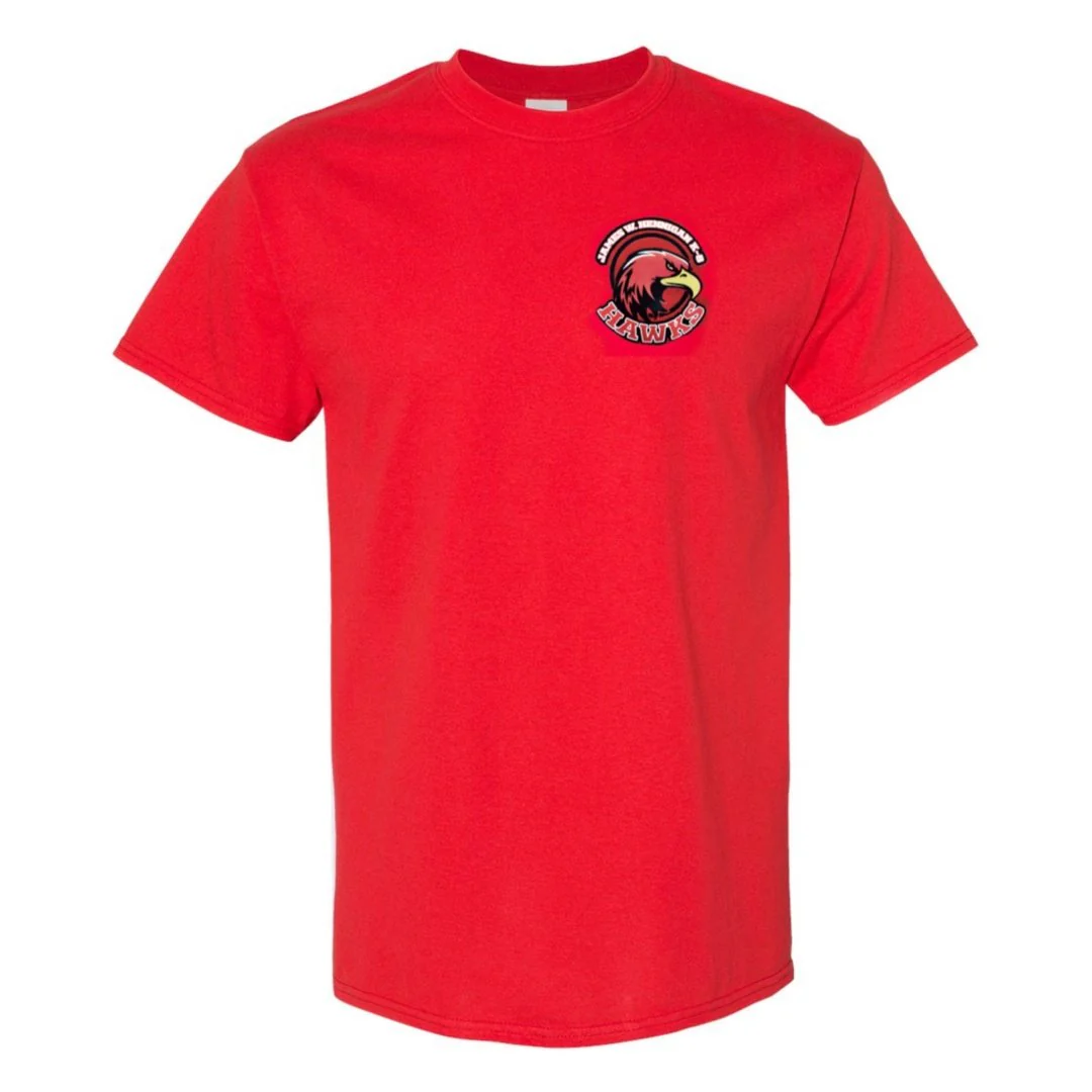 Hennigan School Red Short Sleeve T-Shirt - Adult