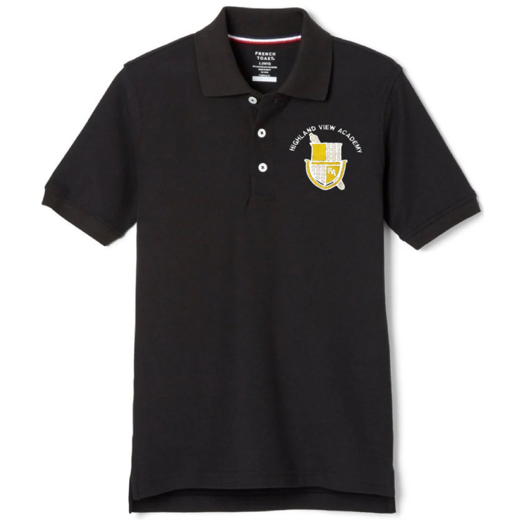 Highland View Academy - Co-Ed Youth / Adult Short Sleeve Pique Polos - Image 4