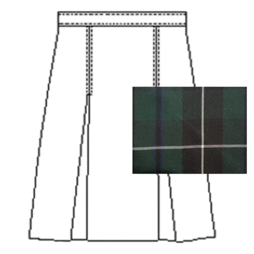 Holy Family Catholic School - A+ Plaid Poly Box Pleat Skirt  - P90