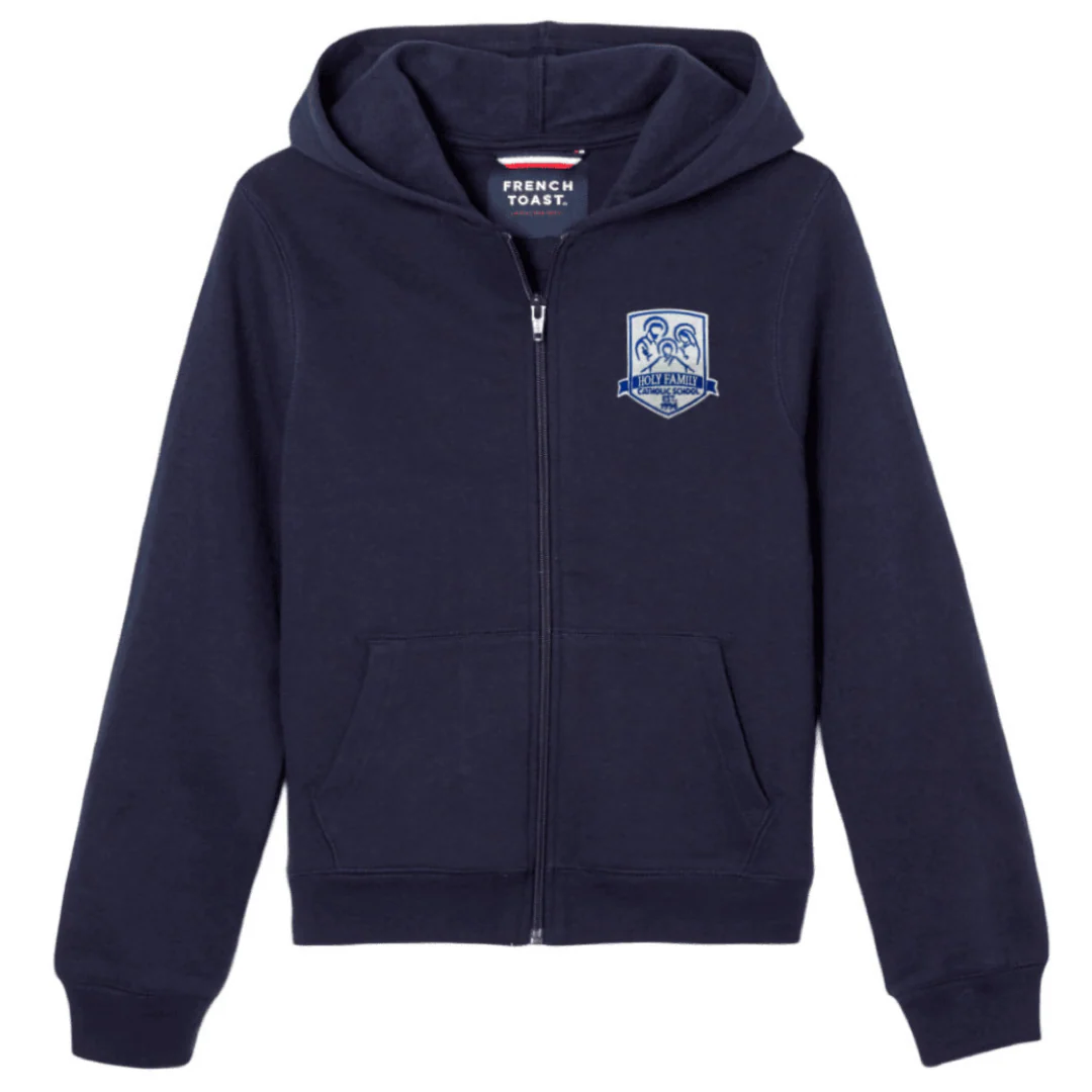 Holy Family Catholic School - Adult Co-Ed Fleece Full Zip Hoodie
