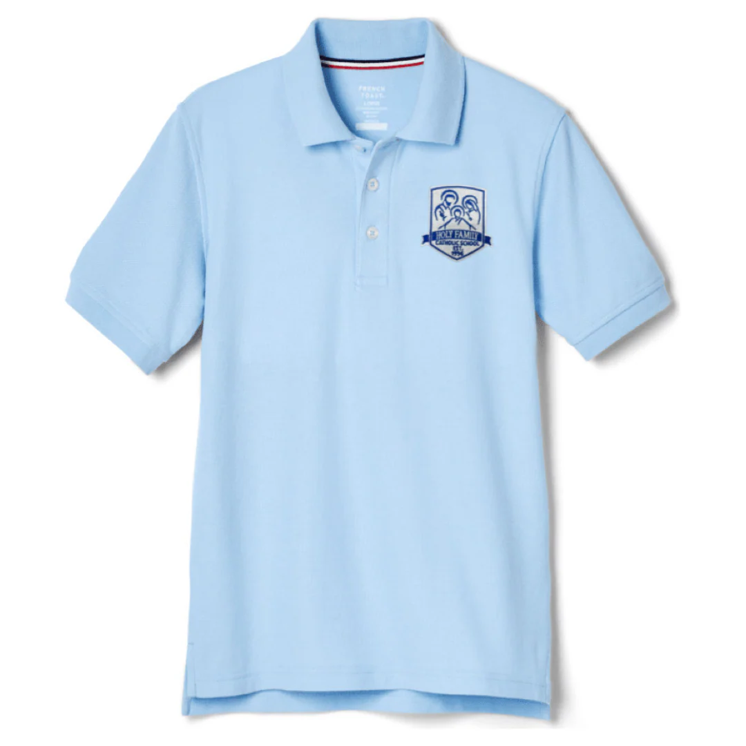 Holy Family Catholic School - Husky Short Sleeve Pique Polo - Kids - Image 2
