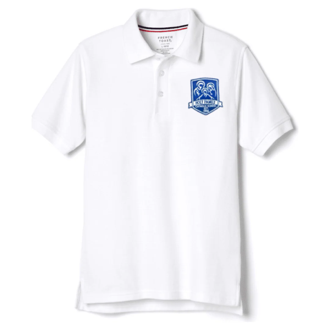 Holy Family Catholic School - Husky Short Sleeve Pique Polo - Kids - Image 4