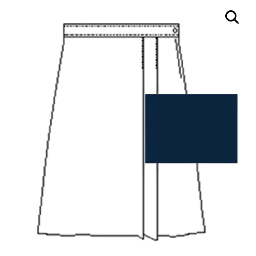 Holy Family Catholic School - Girl's A+ Solid Skort Model UD - Image 2