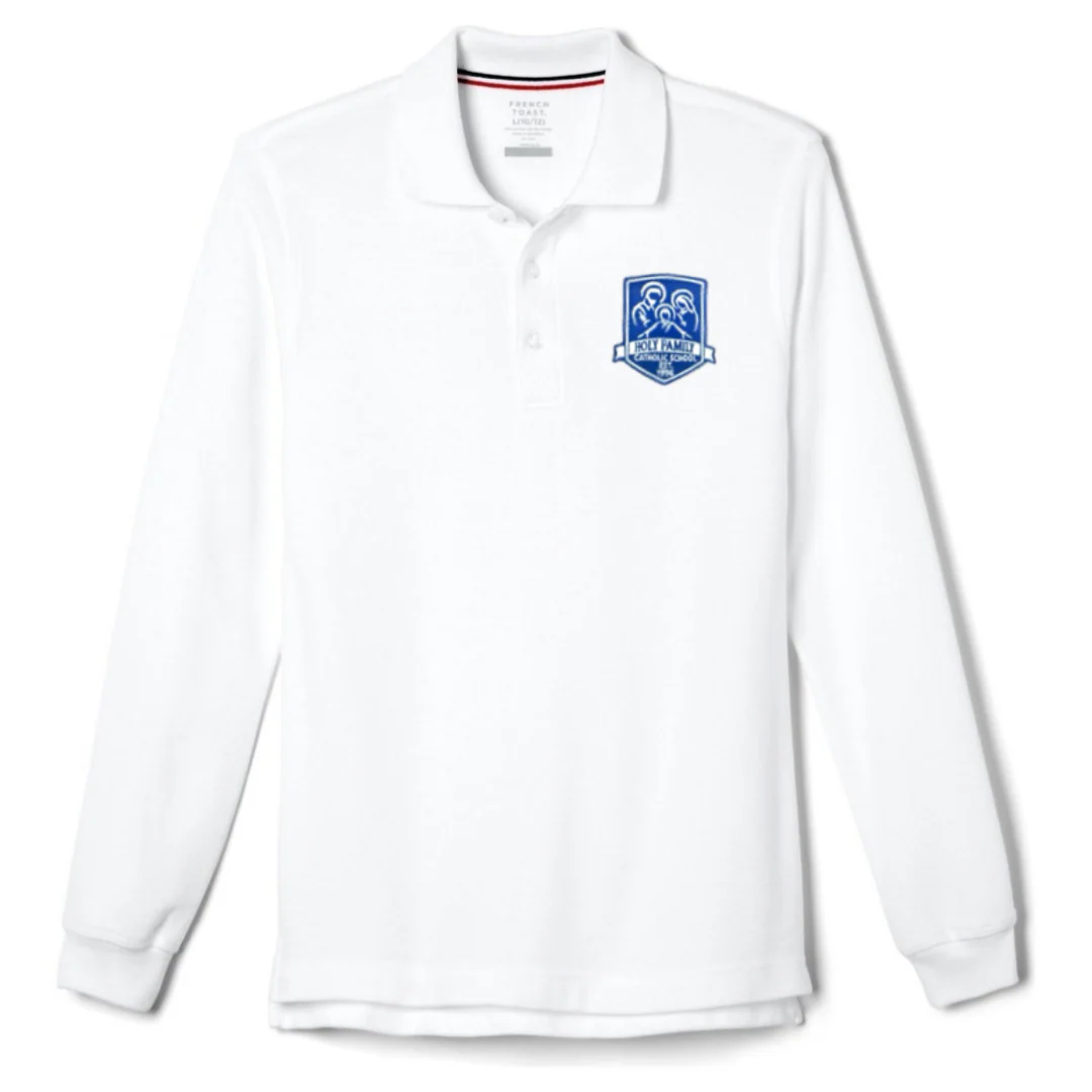 Holy Family Catholic School - Long Sleeve Pique Polos - Adult - Image 4