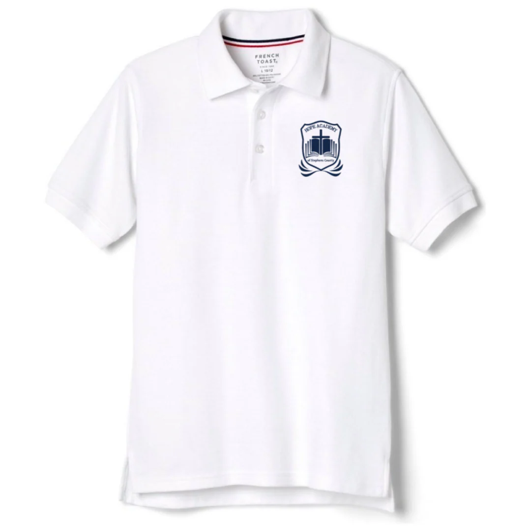 Hope Academy - Co-Ed Youth / Adult Short Sleeve Pique Polos - Image 4