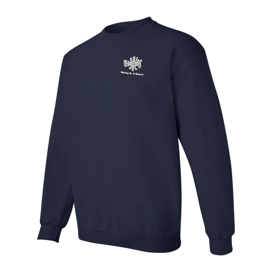 Hurley K-8 School - Crew Neck Fleece Sweatshirt - Kids