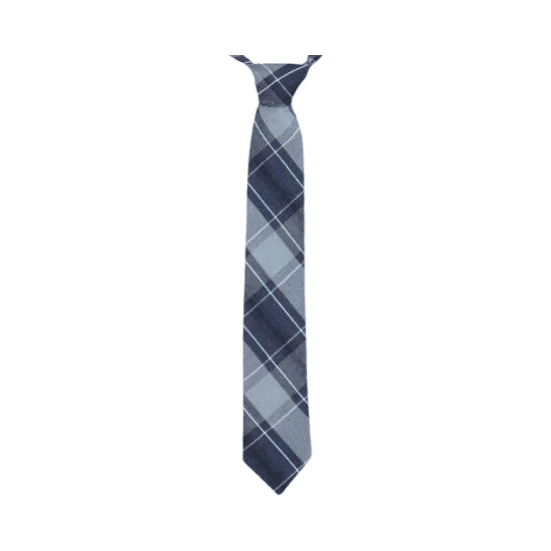 Jackson Walnut Park - Boy's Plaid 82 - Pre-Tied Tie w/ Neck Strap - Image 2