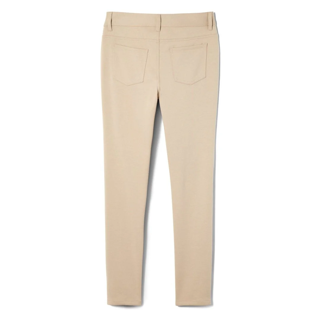 Jackson Walnut Park - Girl's Skinny Stretch Ponte Knit Pants - Image 4