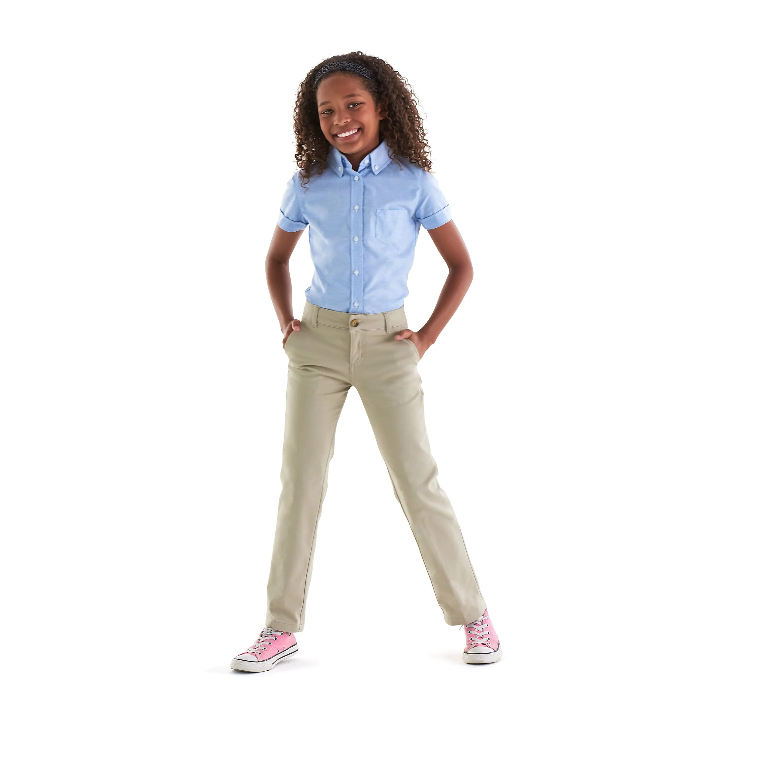 Jackson Walnut Park - Girls Stretch Twill Straight Leg Pants - Image 17