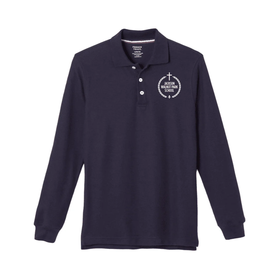 Jackson Walnut Park  - Youth Long Sleeve Piqué Polo
