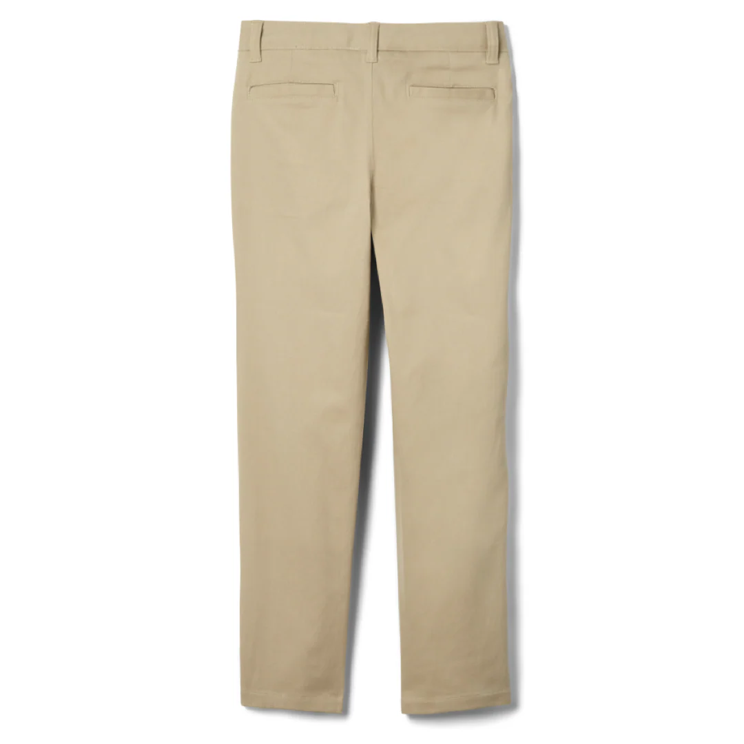 Girl's Plus Size Stretch Twill Straight Leg Pants - Image 10
