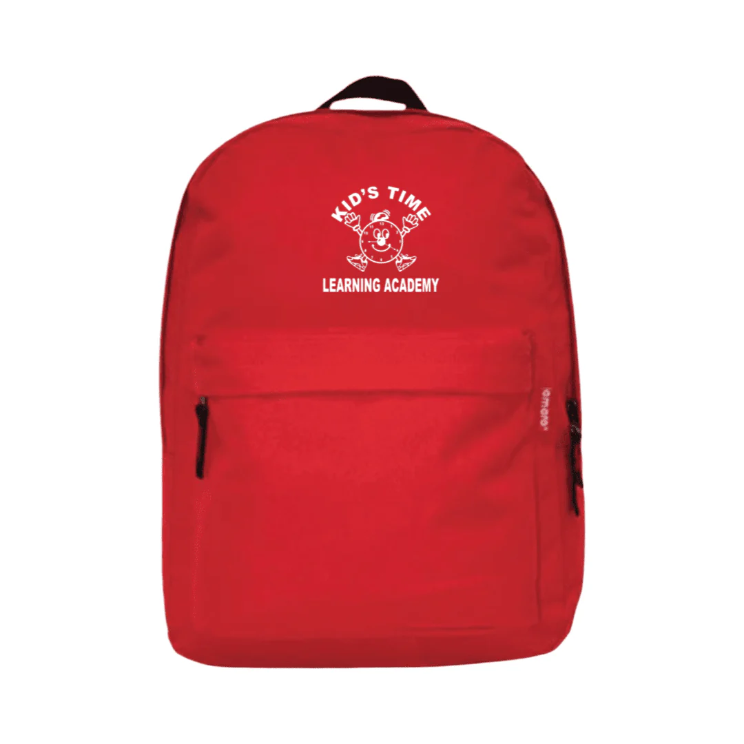 Kid's Time Learning Academy - Amaro Small Classic Red Backpack