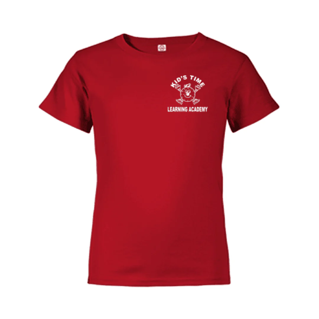 Kid's TIme Learning Academy - Red Gym T-Shirt - Kids