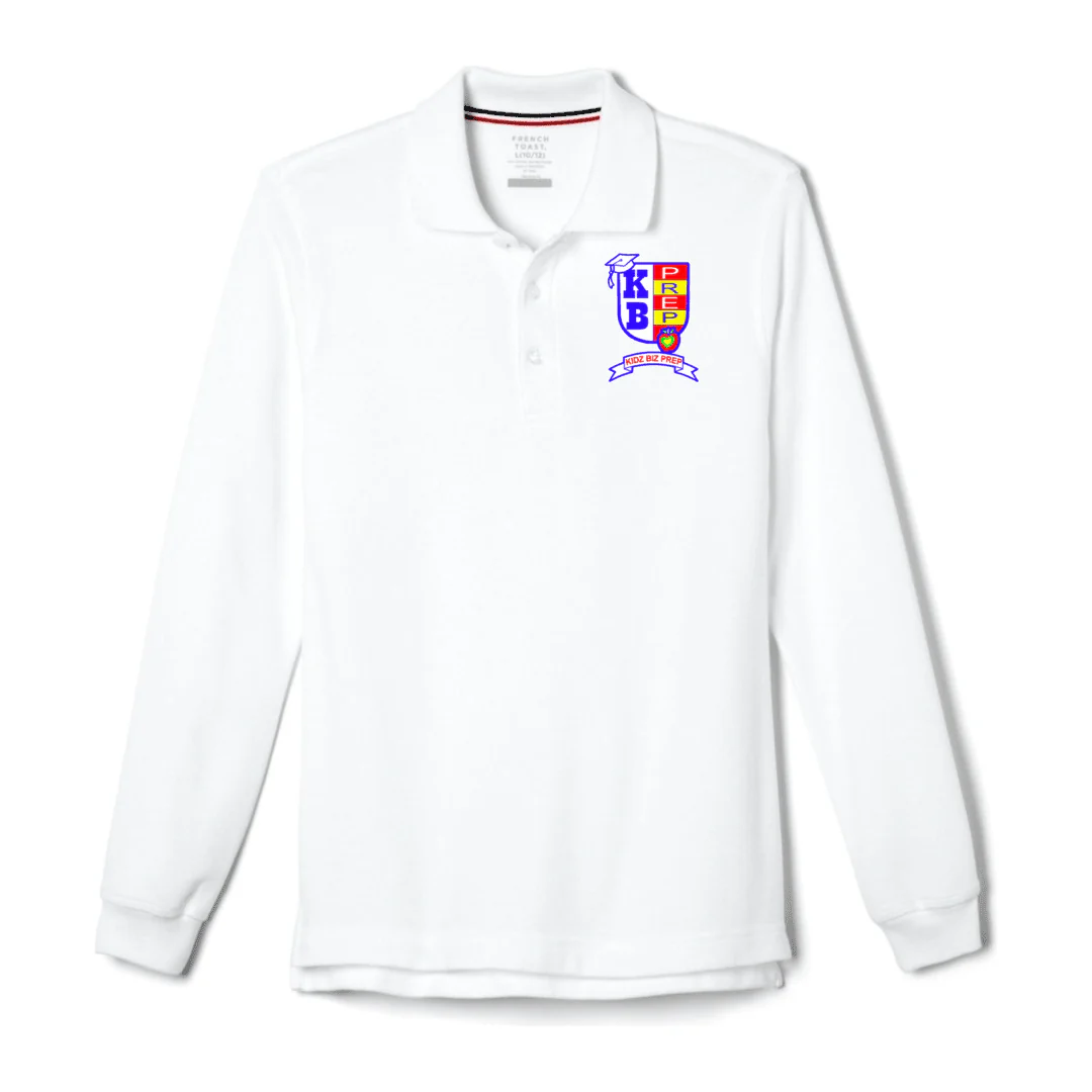 Kidz Biz - Long Sleeve Pique Polo - Boy's - Image 3