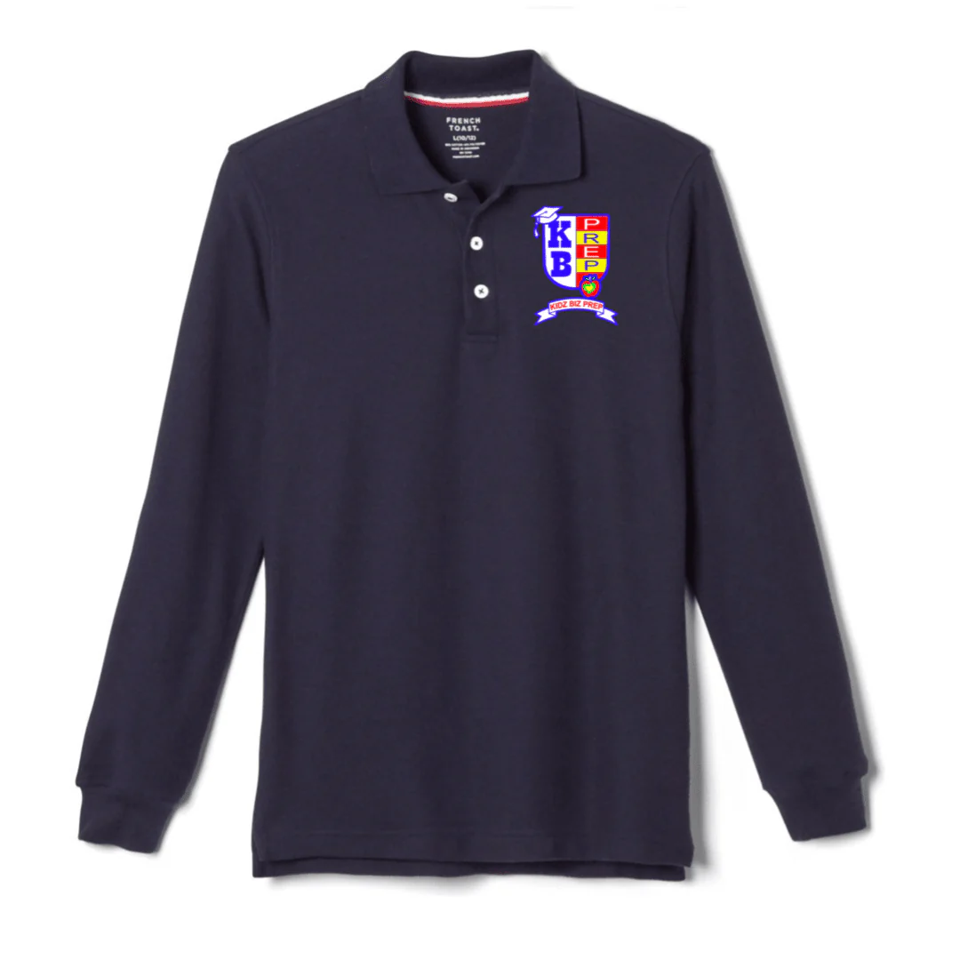 Kidz Biz - Long Sleeve Pique Polo - Boy's - Image 4