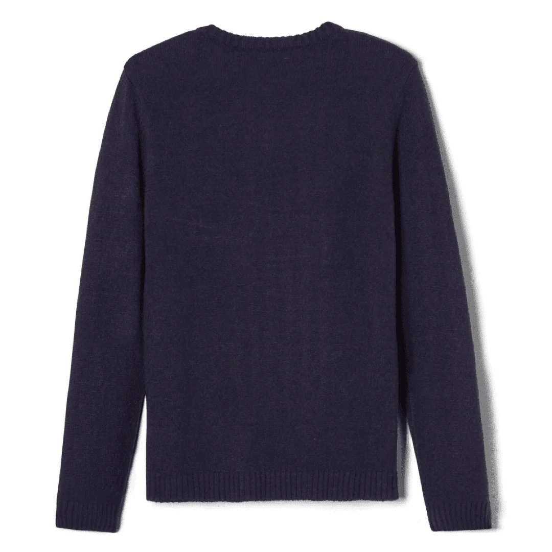 La Luz Christian Academy - Co-Ed Youth / Adult  V-Neck Pullover Sweater  - No Logo - Image 2