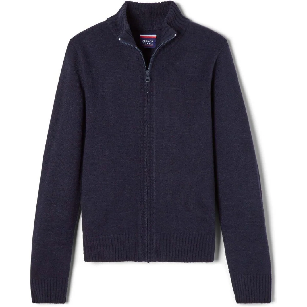 Landmark Baptist Academy  - Co-Ed Youth / Adult Zip Front Cardigan - No Logo